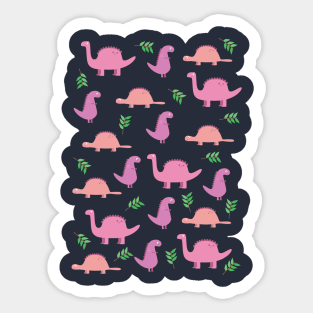 Dinosaur pattern Sticker